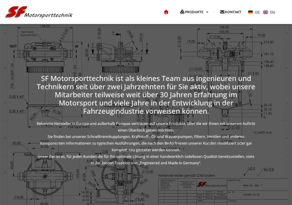SF Motorsporttechnik – Schnelltrennkupplungen, Filter, Pumpen